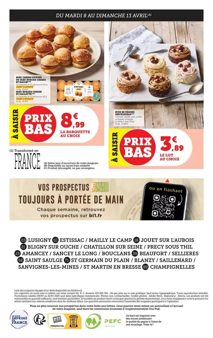 Pâques À PRIX BAS du 7 avril au 21 avril 2025 - Catalogue page 16