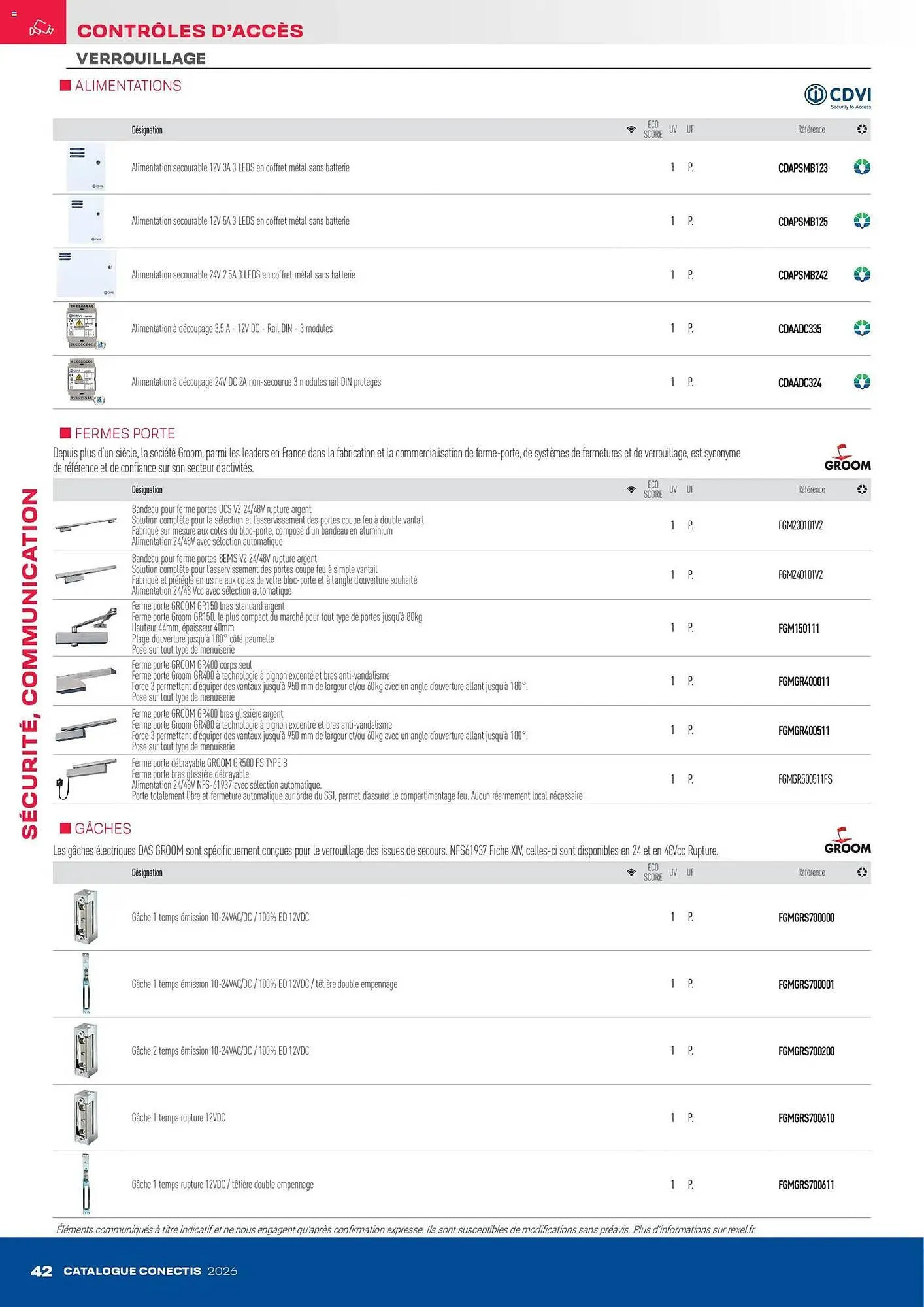 Catalogue Rexel du 10 avril au 31 décembre 2026 - Catalogue page 42