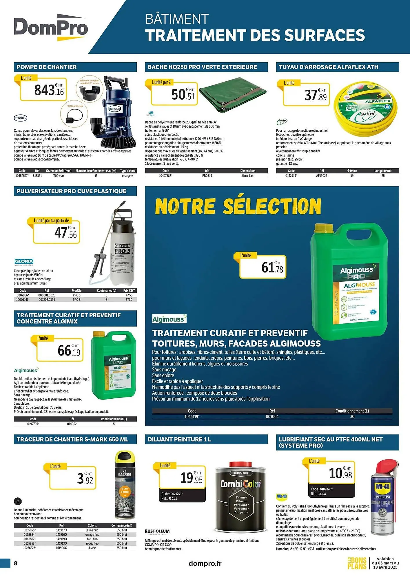 Catalogue DomPro du 3 mars au 18 avril 2025 - Catalogue page 8