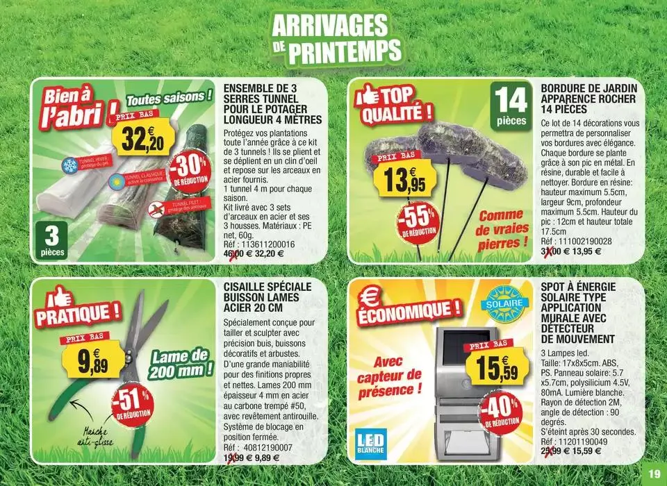 Arrivages de printemps du 6 février au 31 mai 2025 - Catalogue page 19