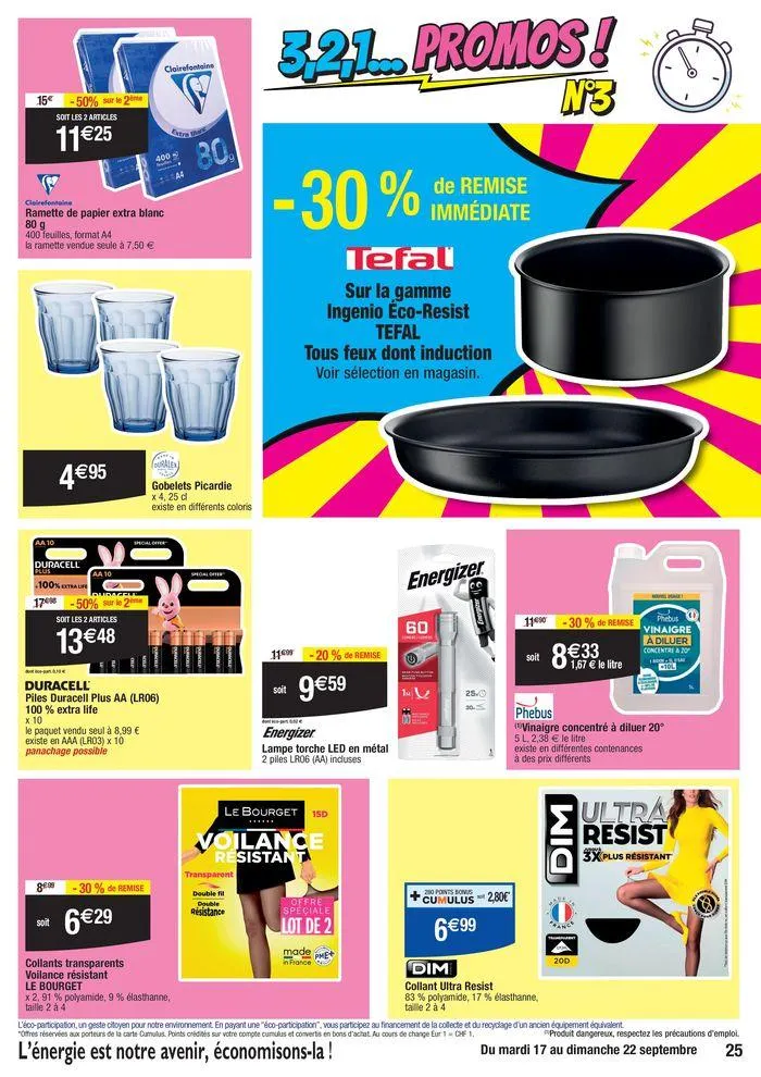 3,2,1… Promos ! du 17 septembre au 22 septembre 2024 - Catalogue page 25