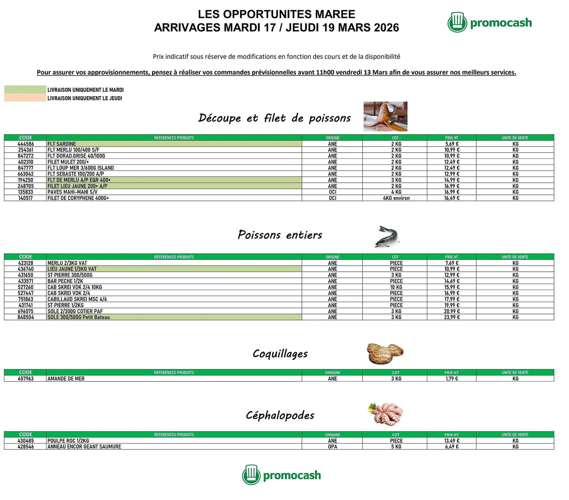 Catalogue Promocash du 17 mars au 19 mars 2026 - Catalogue page 1