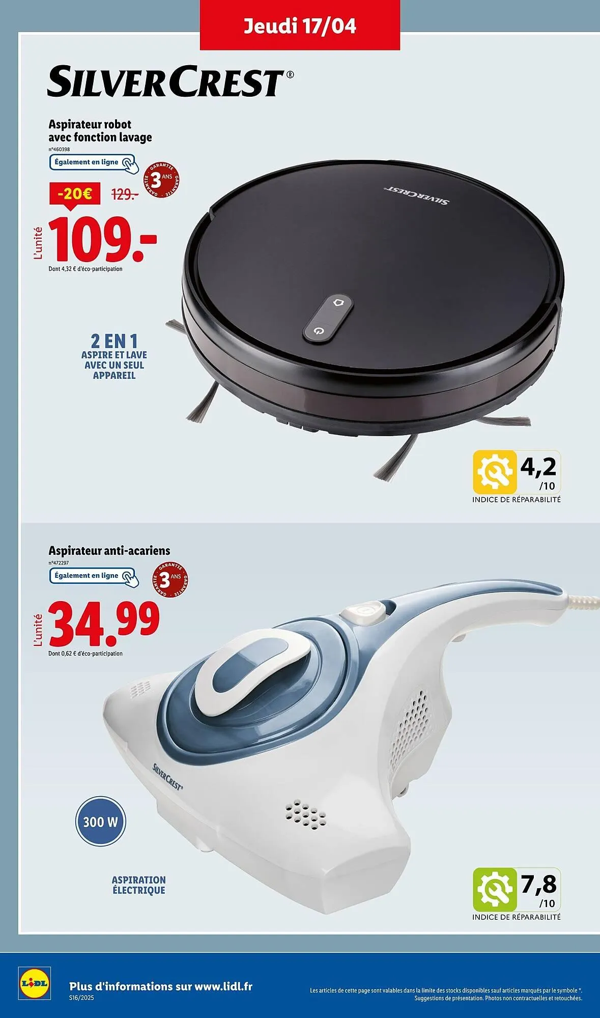 Catalogue Lidl du 17 avril au 21 avril 2025 - Catalogue page 2