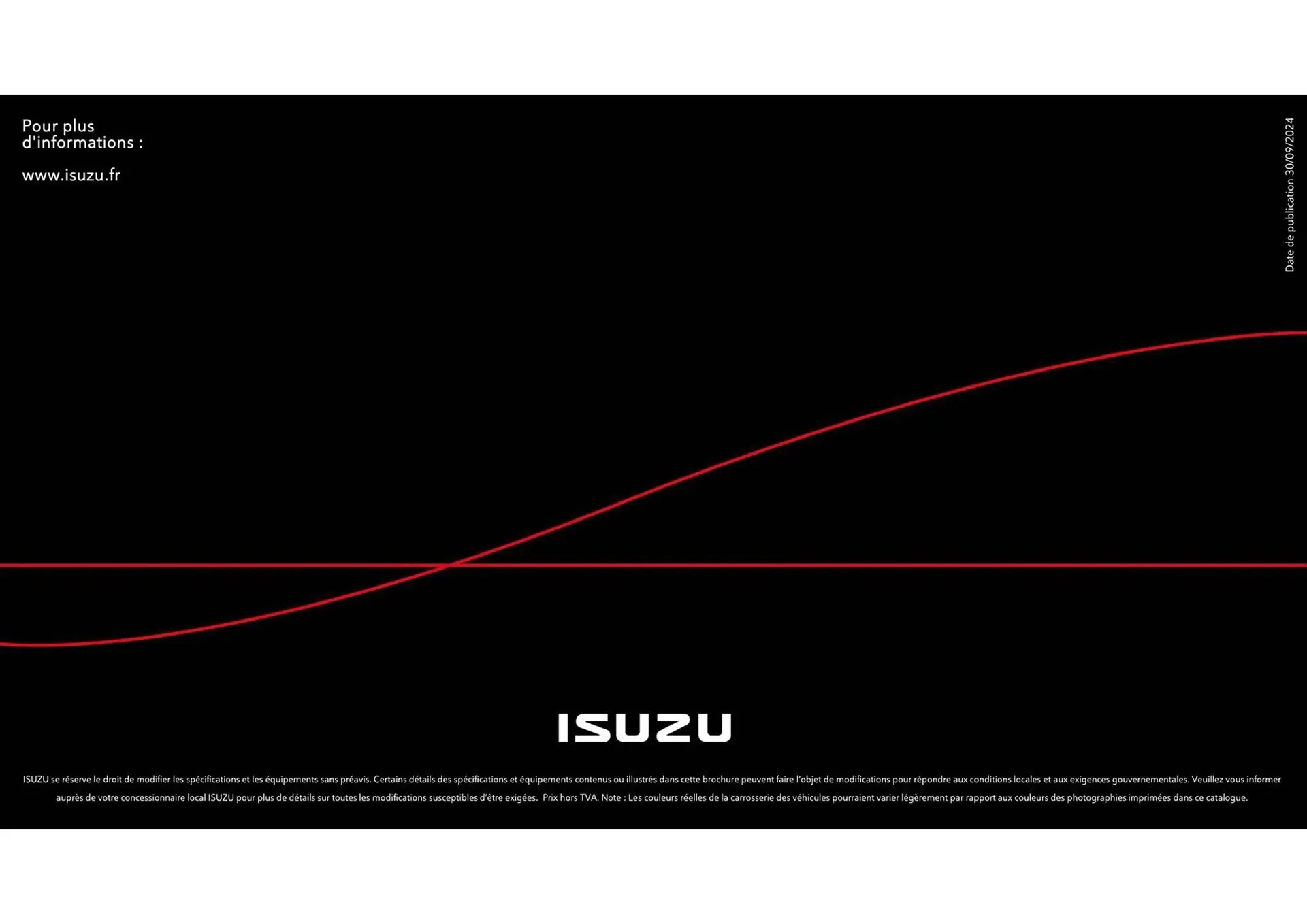 Catalogue Isuzu du 15 octobre au 15 octobre 2025 - Catalogue page 83