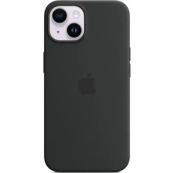 Coque silicone MagSafe Minuit iPhone 14