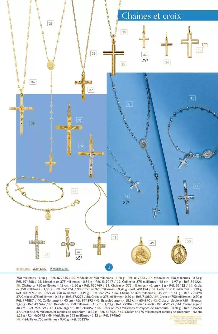 La Vie en Or : Baptême - Communion du 13 mars au 31 décembre 2025 - Catalogue page 3