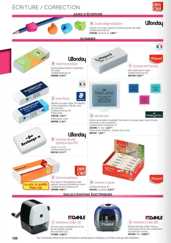 Écoles et loisirs 2025 du 1 janvier au 31 décembre 2025 - Catalogue page 120