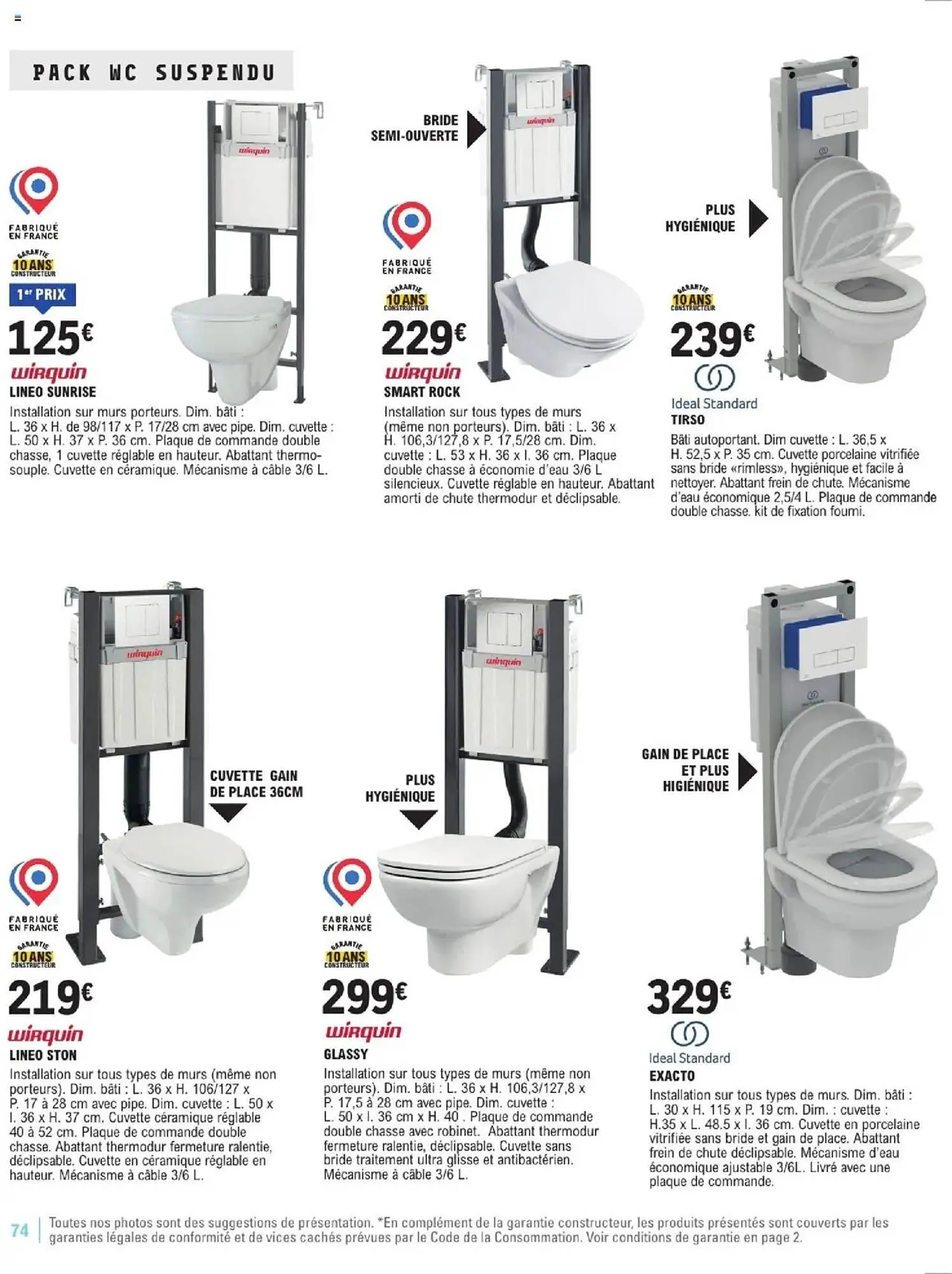 Catalogue E.Leclerc Brico du 7 janvier au 31 décembre 2025 - Catalogue page 74