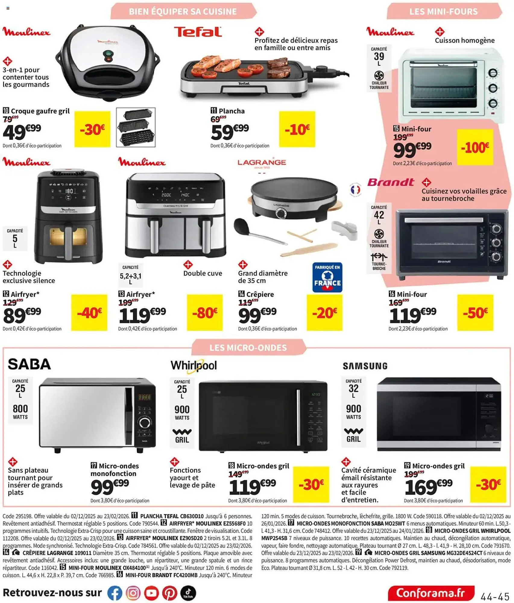 Catalogue Conforama du 23 décembre au 26 janvier 2026 - Catalogue page 45