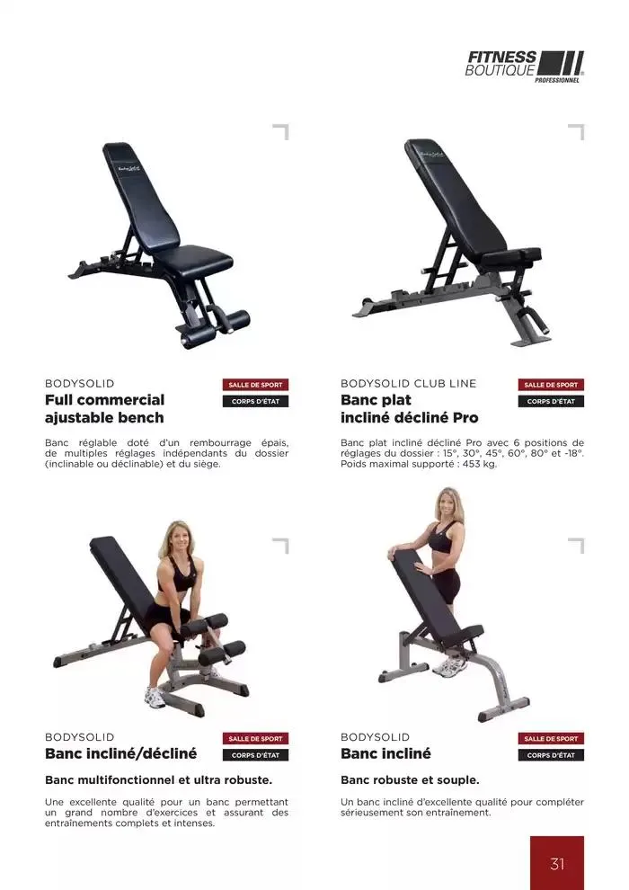 GAMME PROFESSIONNELLE 2025-2026 du 27 mars au 28 février 2026 - Catalogue page 31