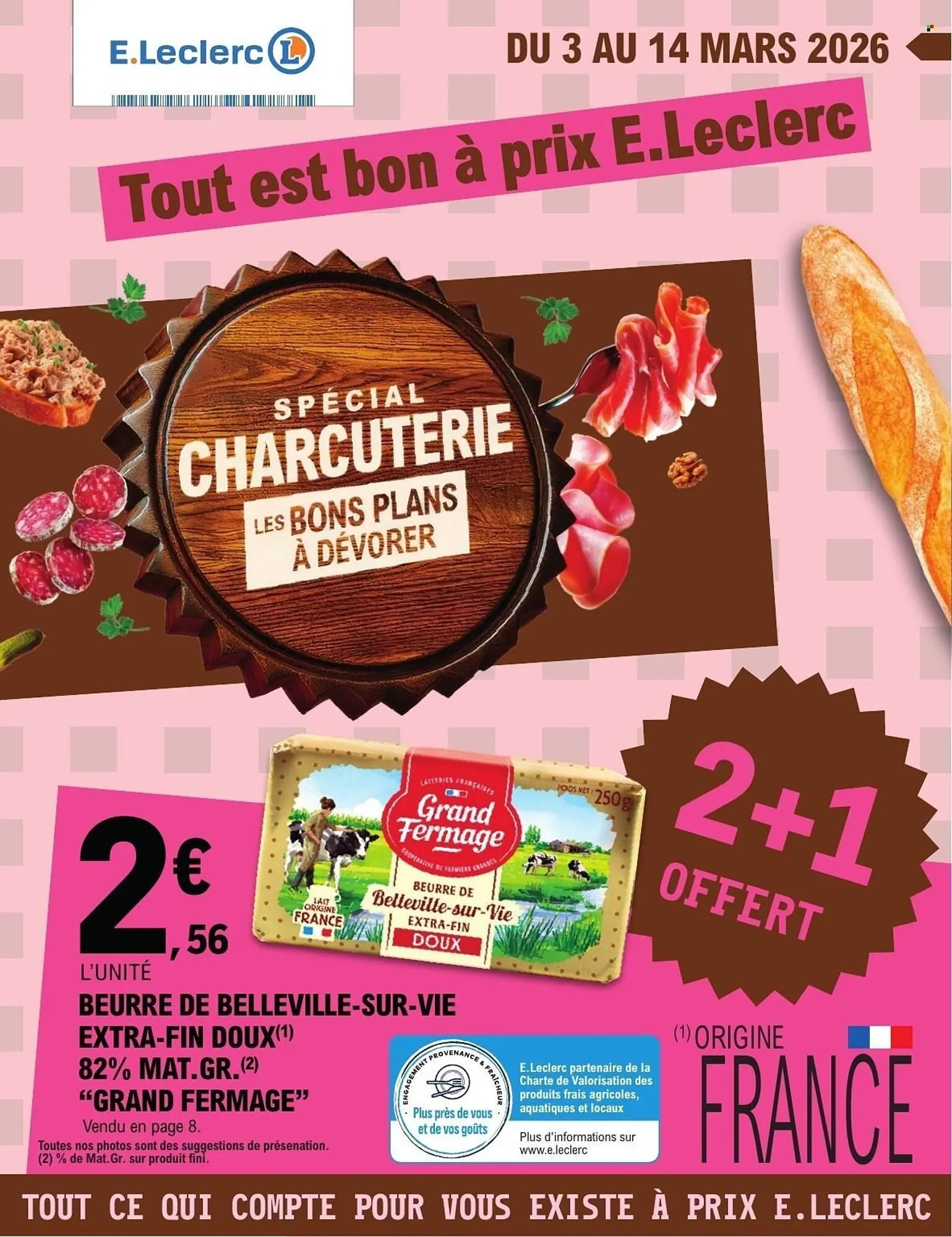 Catalogue E.Leclerc du 3 mars au 14 mars 2026 - Catalogue page 1