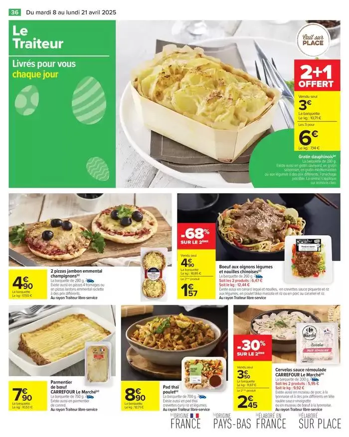 JOYEUSES PÂQUES & MEILLEURS PRIX du 8 avril au 21 avril 2025 - Catalogue page 38