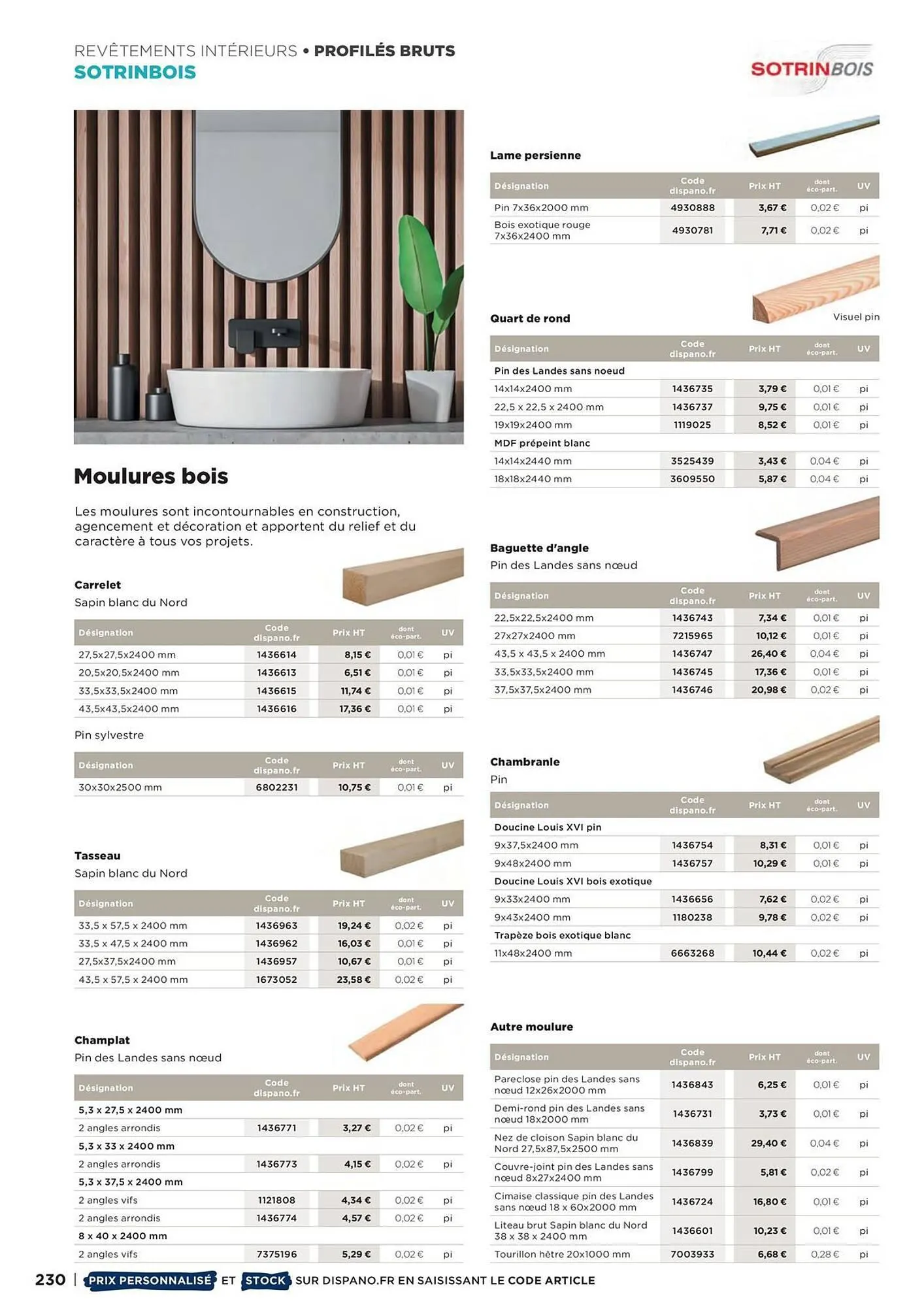 Catalogue Dispano du 8 avril au 31 décembre 2026 - Catalogue page 230