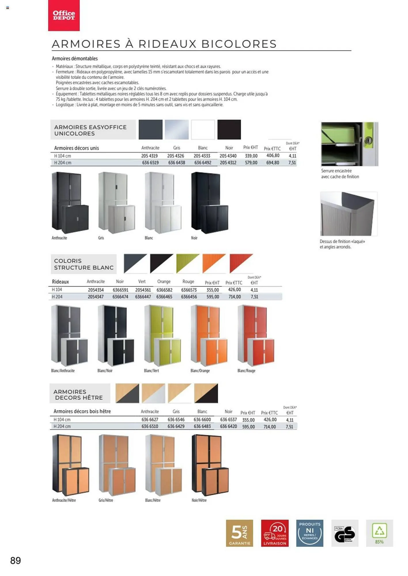 Catalogue Office Depot du 20 octobre au 27 octobre 2023 - Catalogue page 90