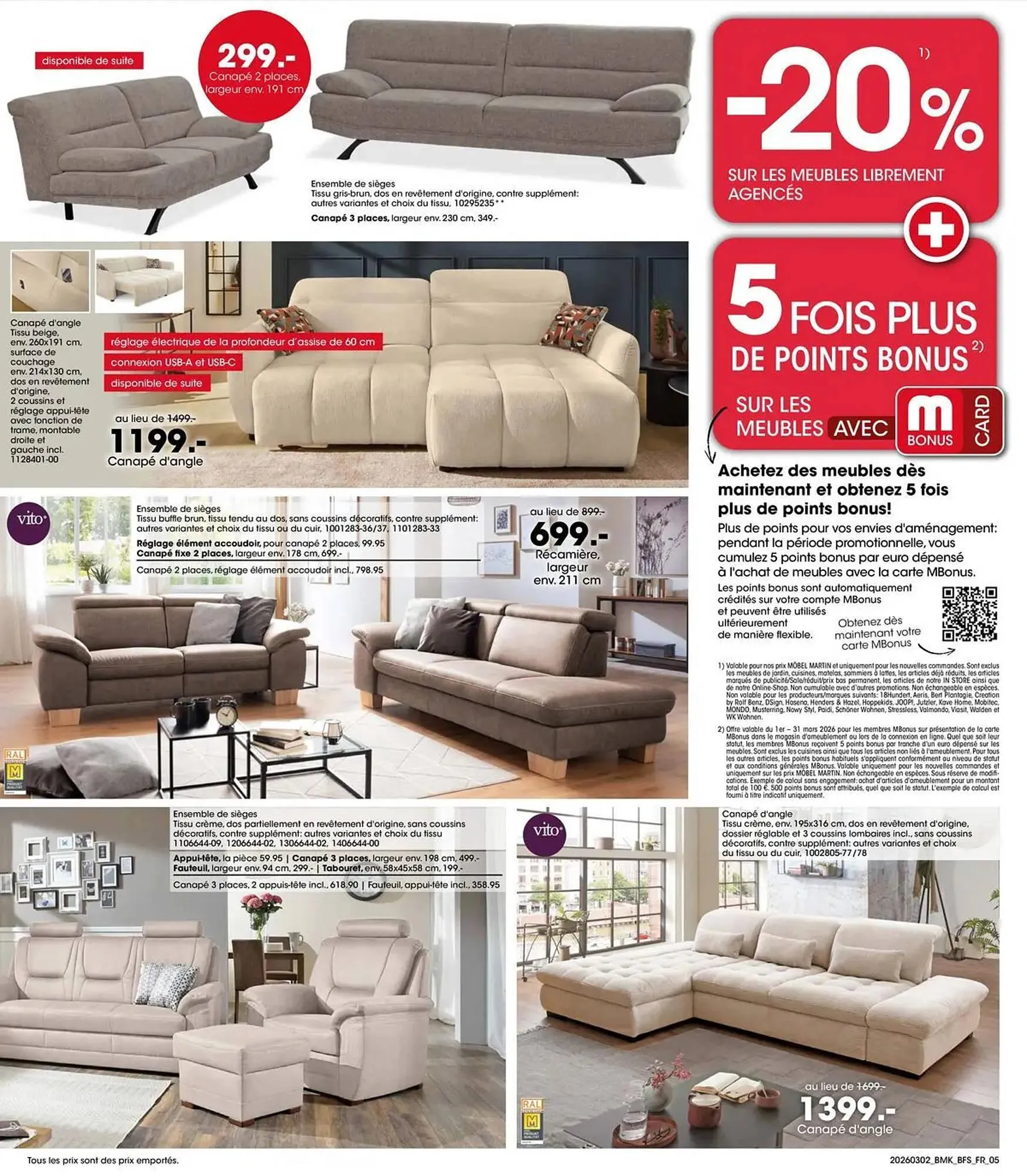 Catalogue Möbel Martin du 1 mars au 31 mars 2026 - Catalogue page 5