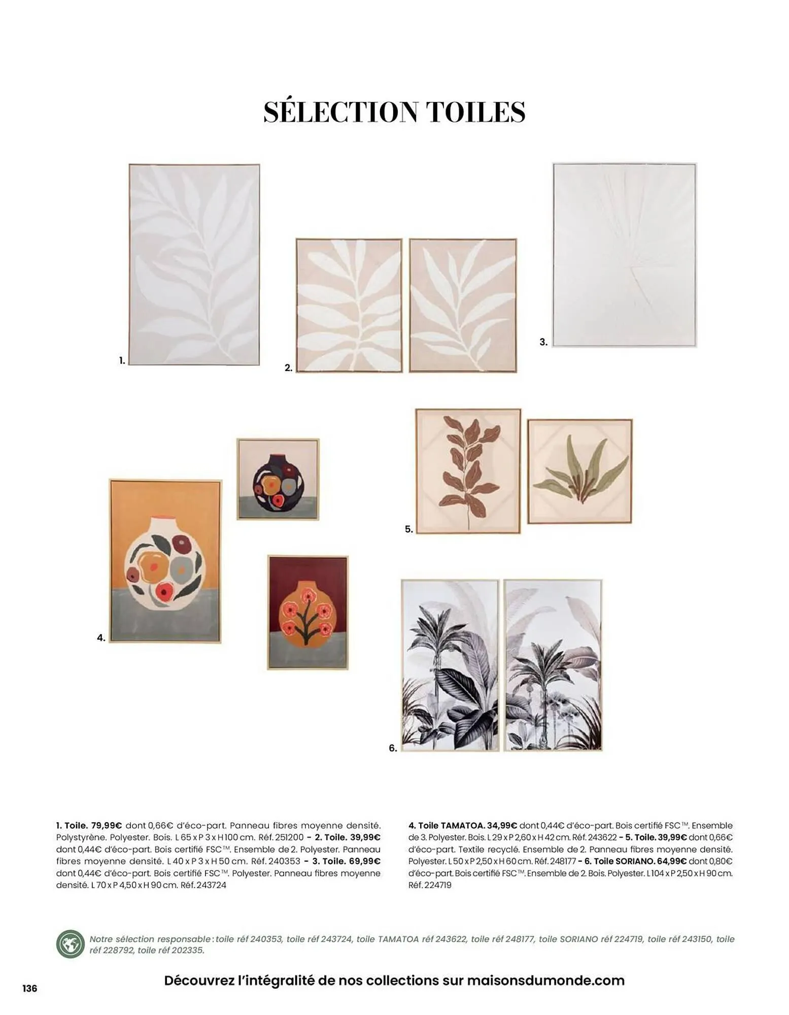 Catalogue Maisons du Monde du 1 mars au 31 août 2026 - Catalogue page 136