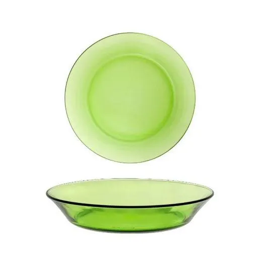 Assiette DURALEX Lys vert coupelle diamètre 19.5 cm