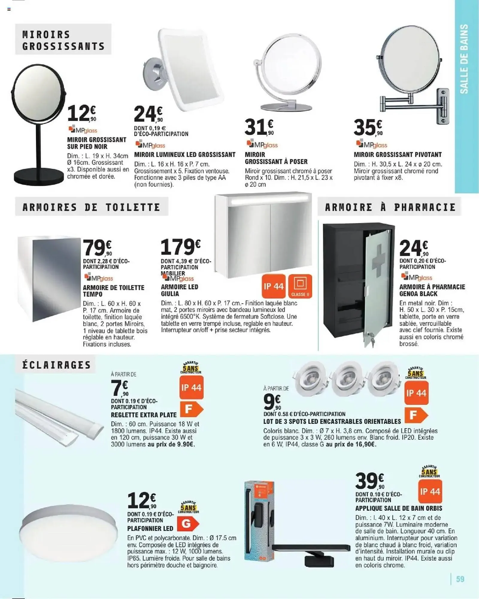 Catalogue E.Leclerc Brico du 7 janvier au 31 décembre 2025 - Catalogue page 59