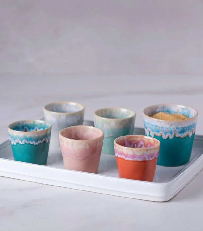 Tasse lungo en grès Rose