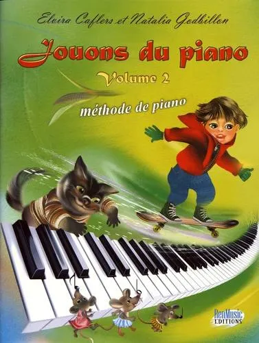 Jouons du piano - Volume 2, Méthode de piano - Grand Format