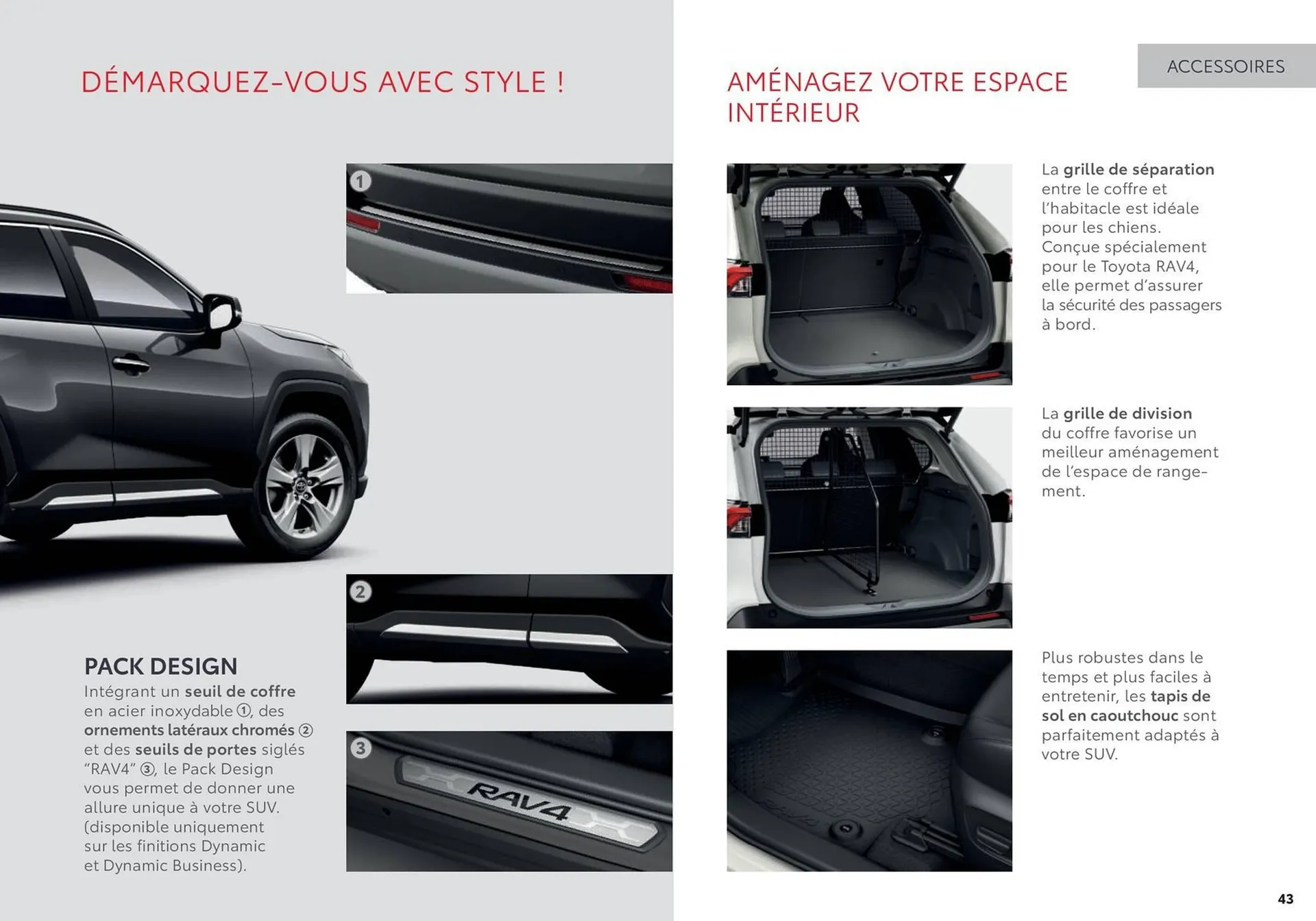 Catalogue Toyota RAV4 du 2 septembre au 31 août 2025 - Catalogue page 43