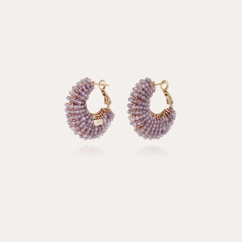 Izzia earrings small size gold