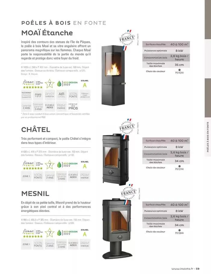 Le chauffage du futur a déjà 100 ans du 15 janvier au 31 mai 2025 - Catalogue page 59