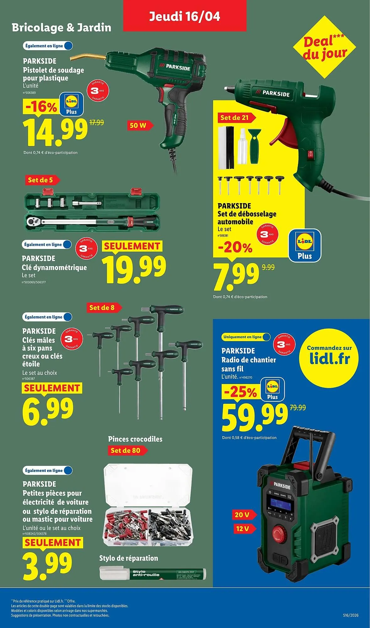 Catalogue Lidl du 16 avril au 20 avril 2026 - Catalogue page 4