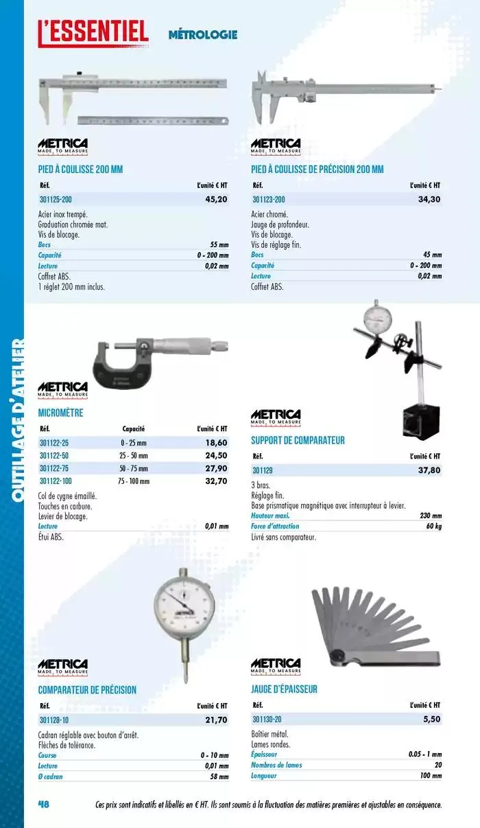 Essentiel Industrie 2025 du 3 janvier au 31 décembre 2025 - Catalogue page 50