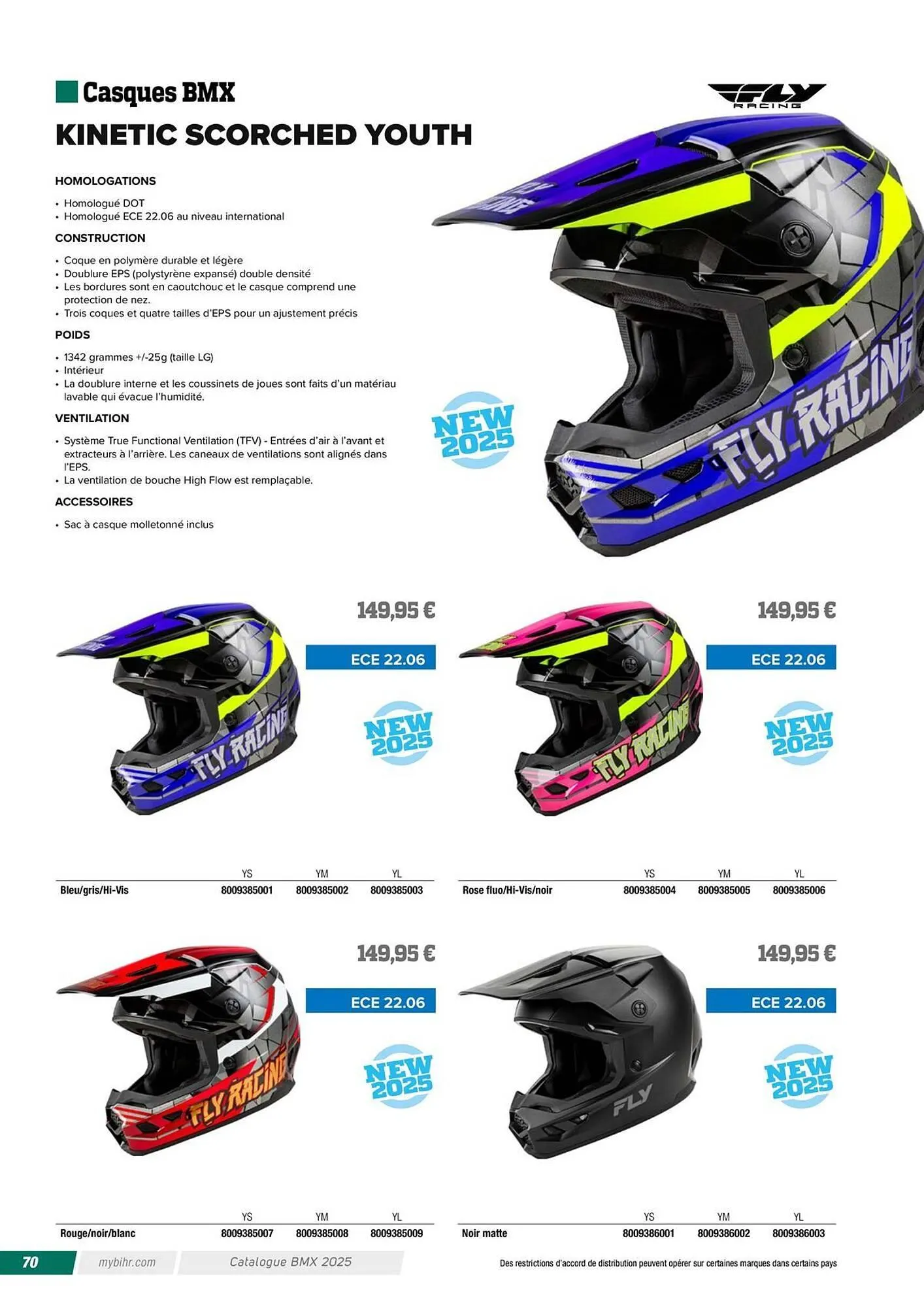 Catalogue Bihr du 12 avril au 31 décembre 2025 - Catalogue page 70