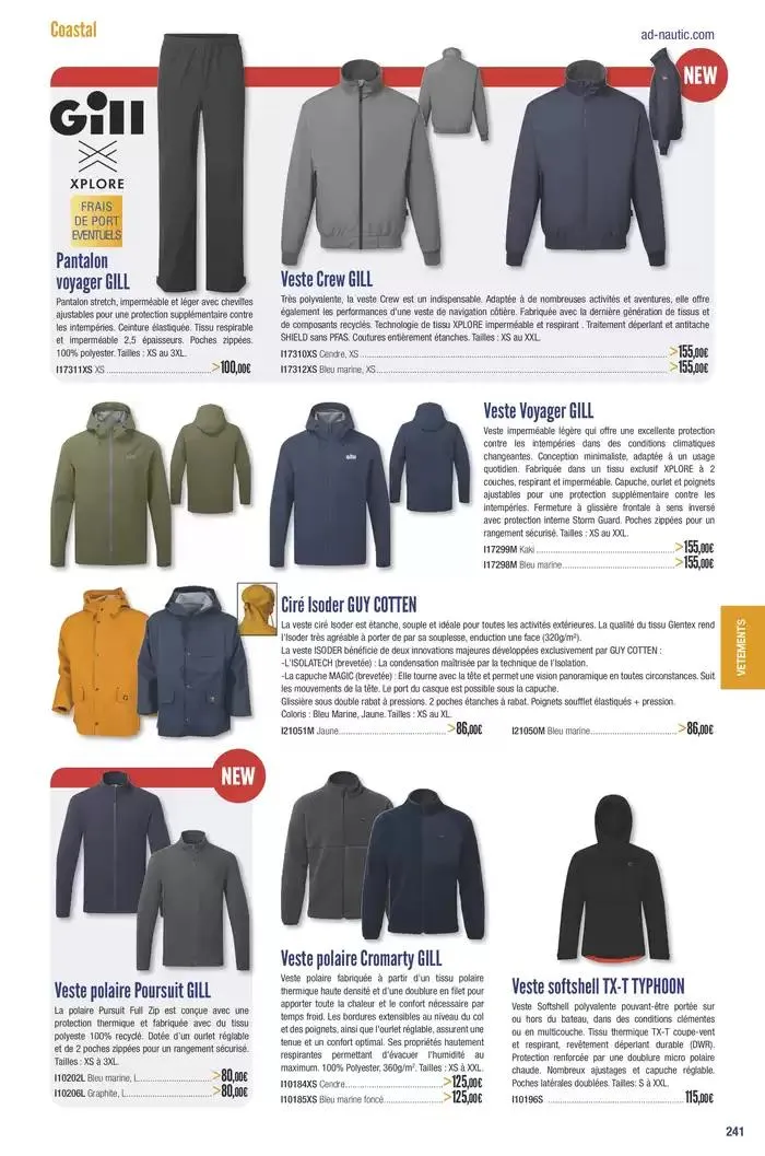 Catalogue Accastillage Diffusion 2025 du 1 janvier au 31 décembre 2025 - Catalogue page 243