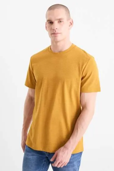 T-shirt - regular fit - textured