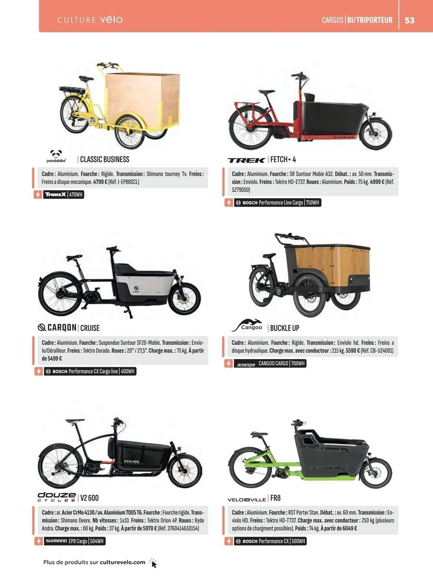 Catalogue Culture Vélo du 19 décembre au 31 décembre 2026 - Catalogue page 53