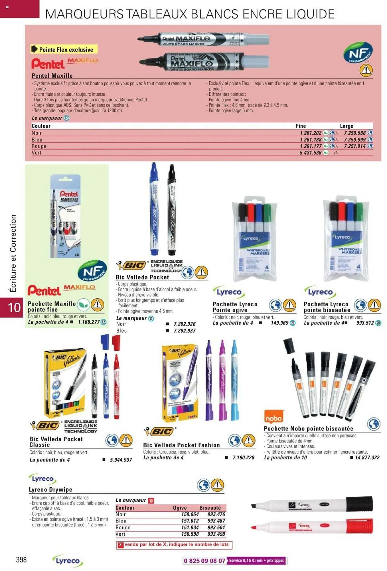 Catalogue Lyreco du 15 mai au 31 décembre 2023 - Catalogue page 398