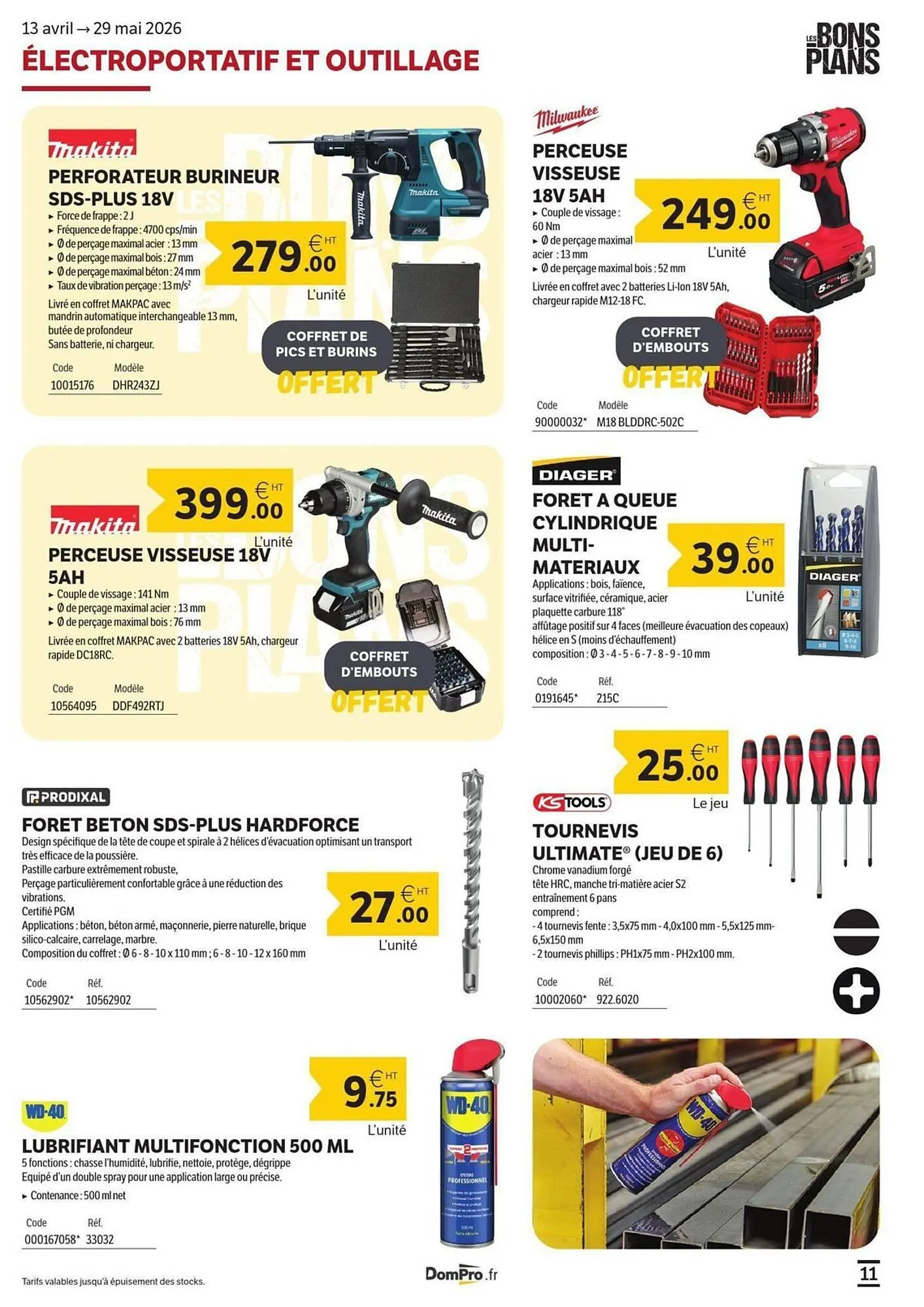 Catalogue DomPro du 5 mai au 29 mai 2026 - Catalogue page 11