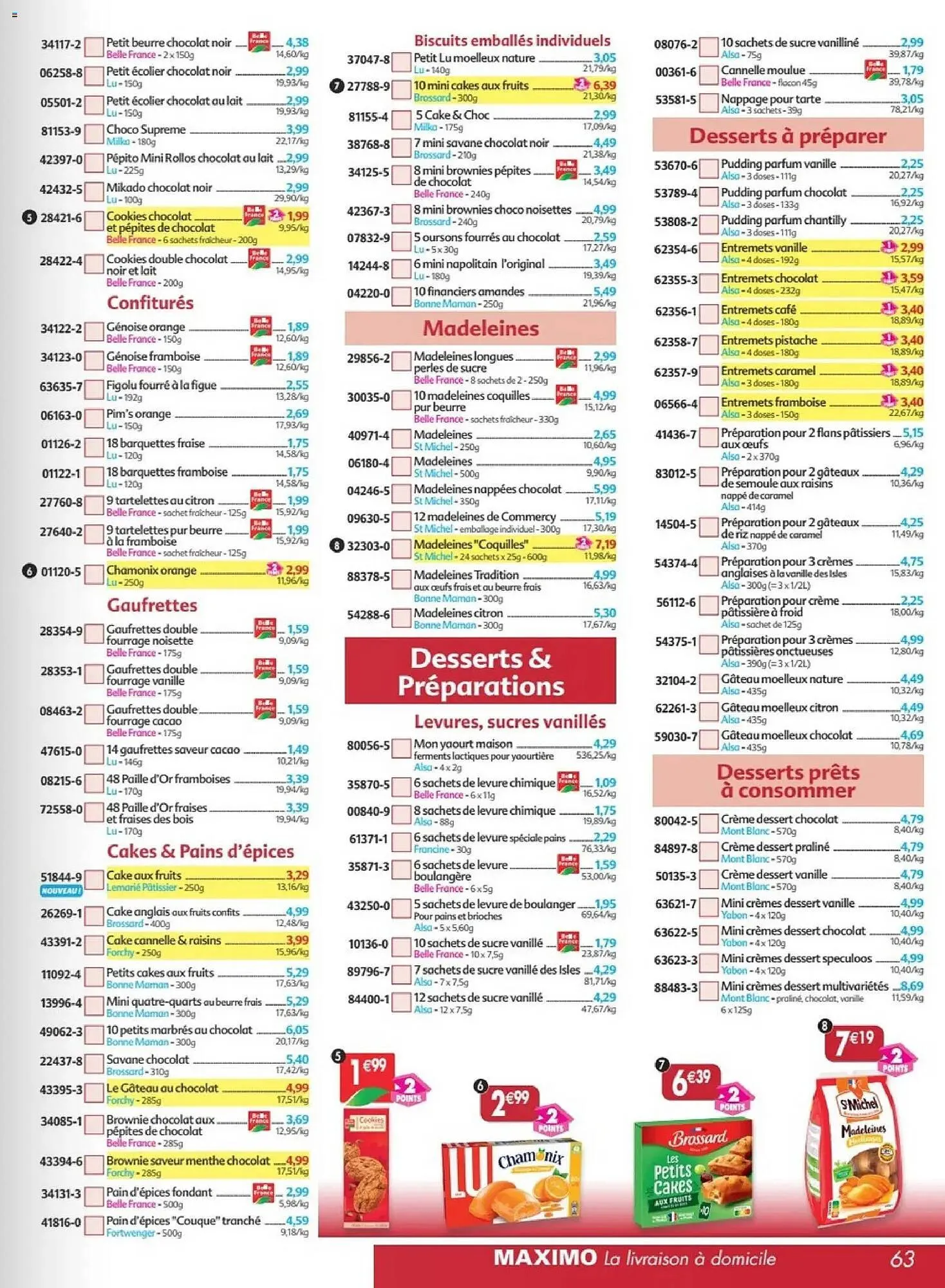 Catalogue Maximo du 2 mars au 29 mars 2026 - Catalogue page 63