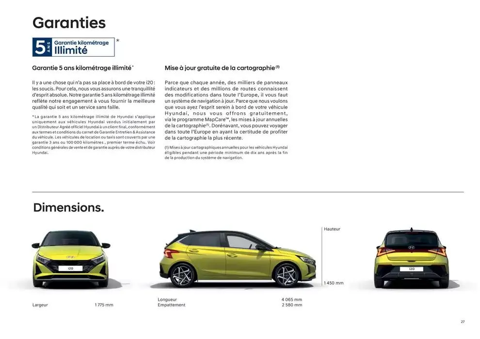 Hyundai Hyundai i20 du 22 janvier au 22 janvier 2026 - Catalogue page 27
