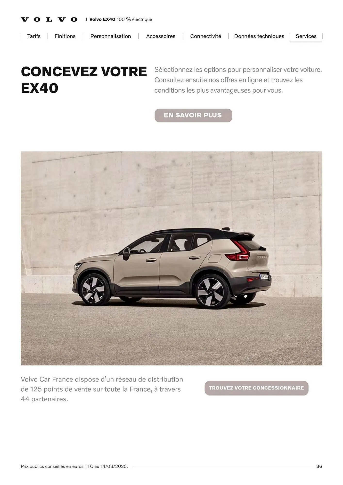 Catalogue VOLVO du 7 janvier au 31 janvier 2027 - Catalogue page 36
