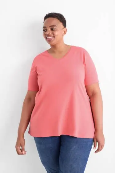 V-neck T-shirt - LYCRA®