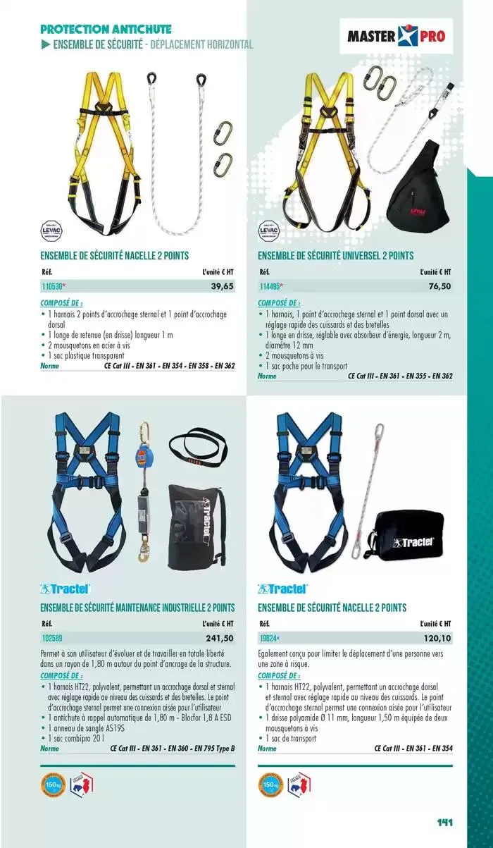 Essentiel Protection 2025 tarifé du 3 mars au 31 décembre 2025 - Catalogue page 143