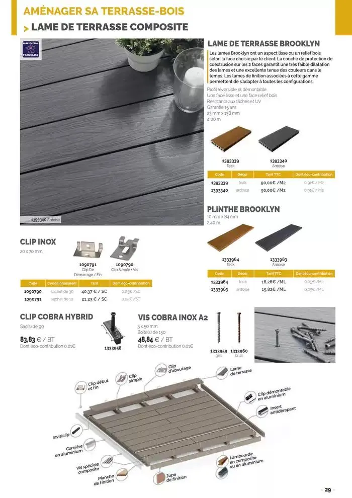 Aménagements Extérieurs 2025 du 26 mars au 31 décembre 2025 - Catalogue page 29