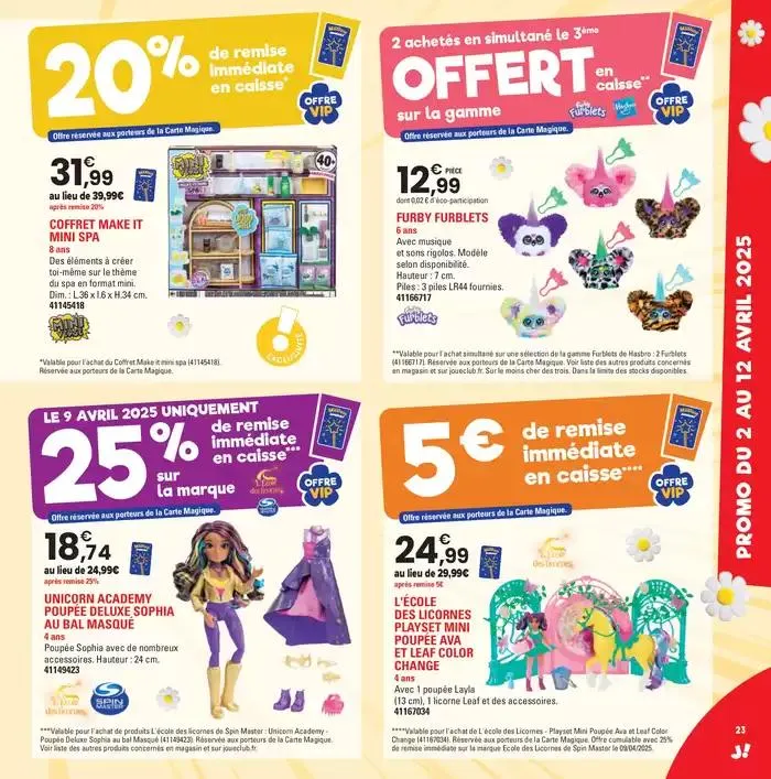 PRINTEMPS 2025 du 2 avril au 28 juin 2025 - Catalogue page 23