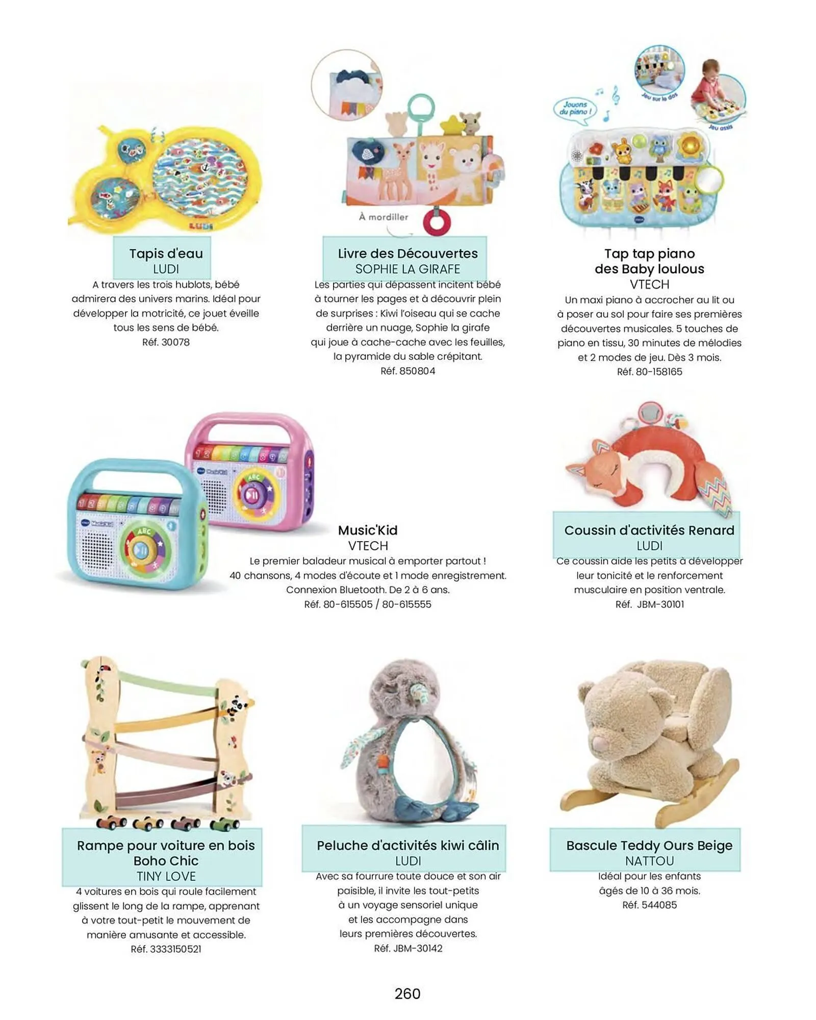 Catalogue Bébé 9 du 14 août au 31 décembre 2026 - Catalogue page 262