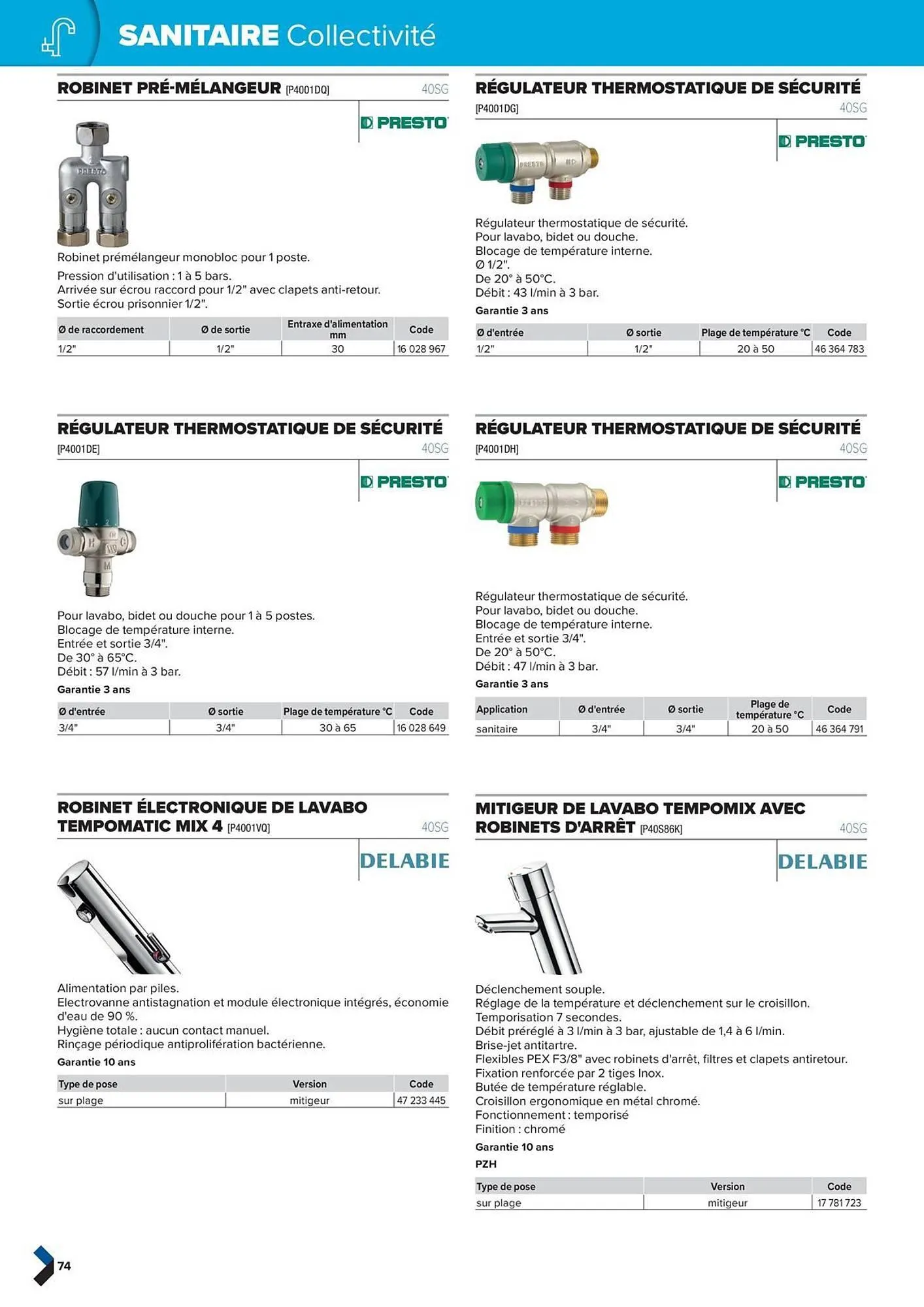 Catalogue Prolians du 2 octobre au 31 décembre 2025 - Catalogue page 74
