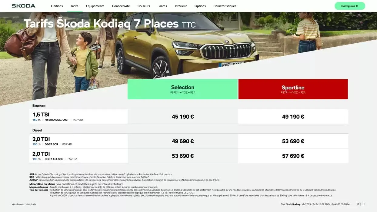 Škoda Kodiaq du 17 octobre au 17 octobre 2025 - Catalogue page 6