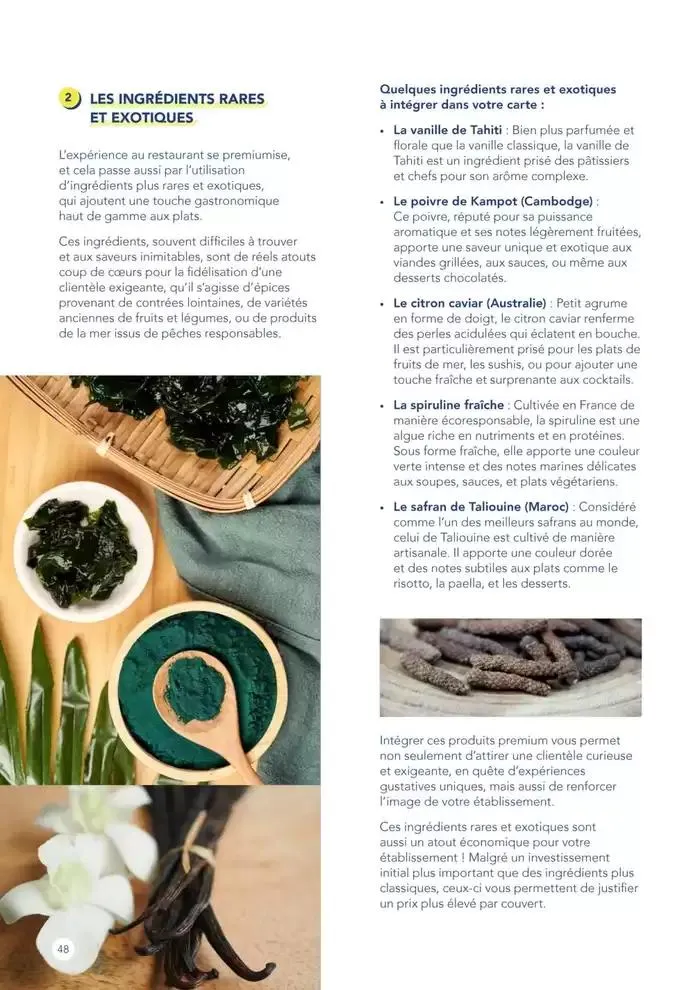 Metro Tendances Restauration 2025 du 3 février au 31 décembre 2025 - Catalogue page 48