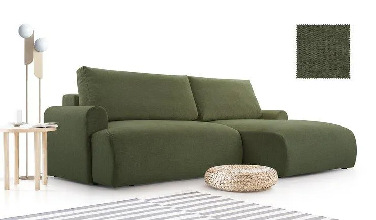 MIKO CANAPE ANGLE DROIT CONVERTIBLE ARAGON 39