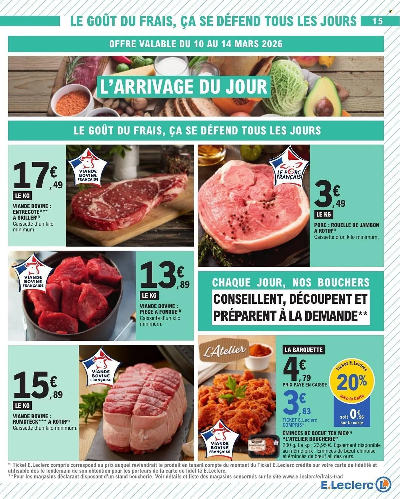 Catalogue E.Leclerc du 10 mars au 21 mars 2026 - Catalogue page 15