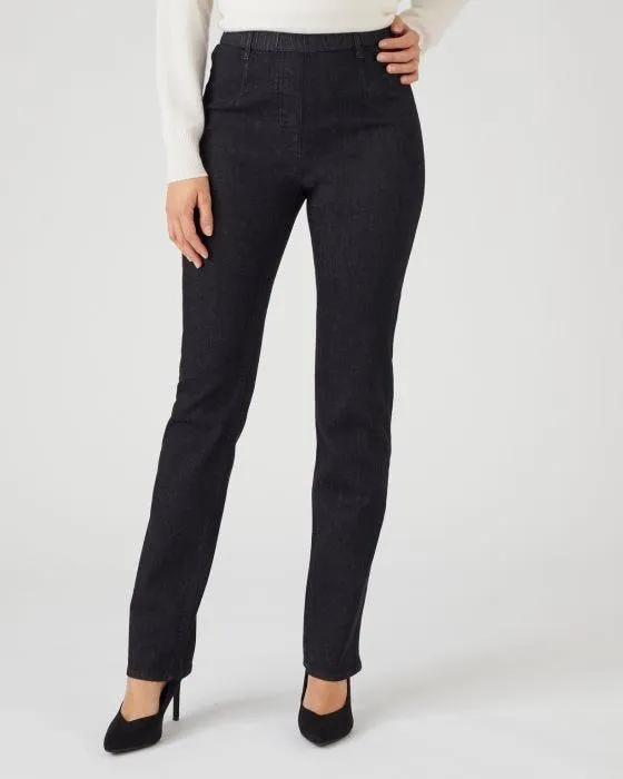 Jean effet ventre plat, 3 statures