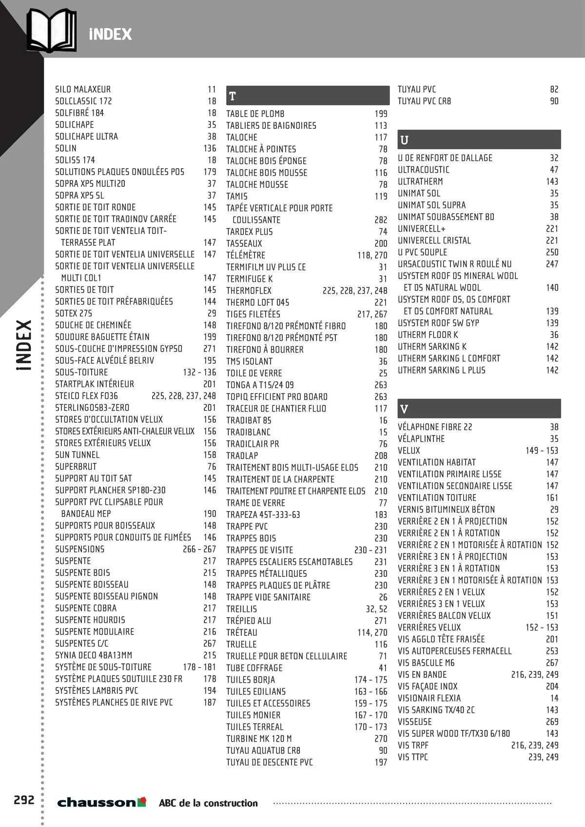 Catalogue Chausson Matériaux du 2 mai au 31 décembre 2025 - Catalogue page 245